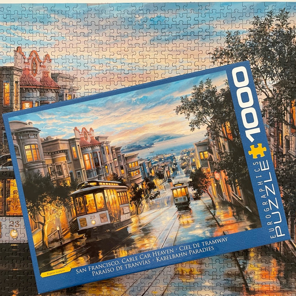 San Francisco 1000-Piece Puzzle - Blue